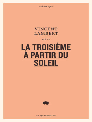 cover image of La troisième à partir du Soleil